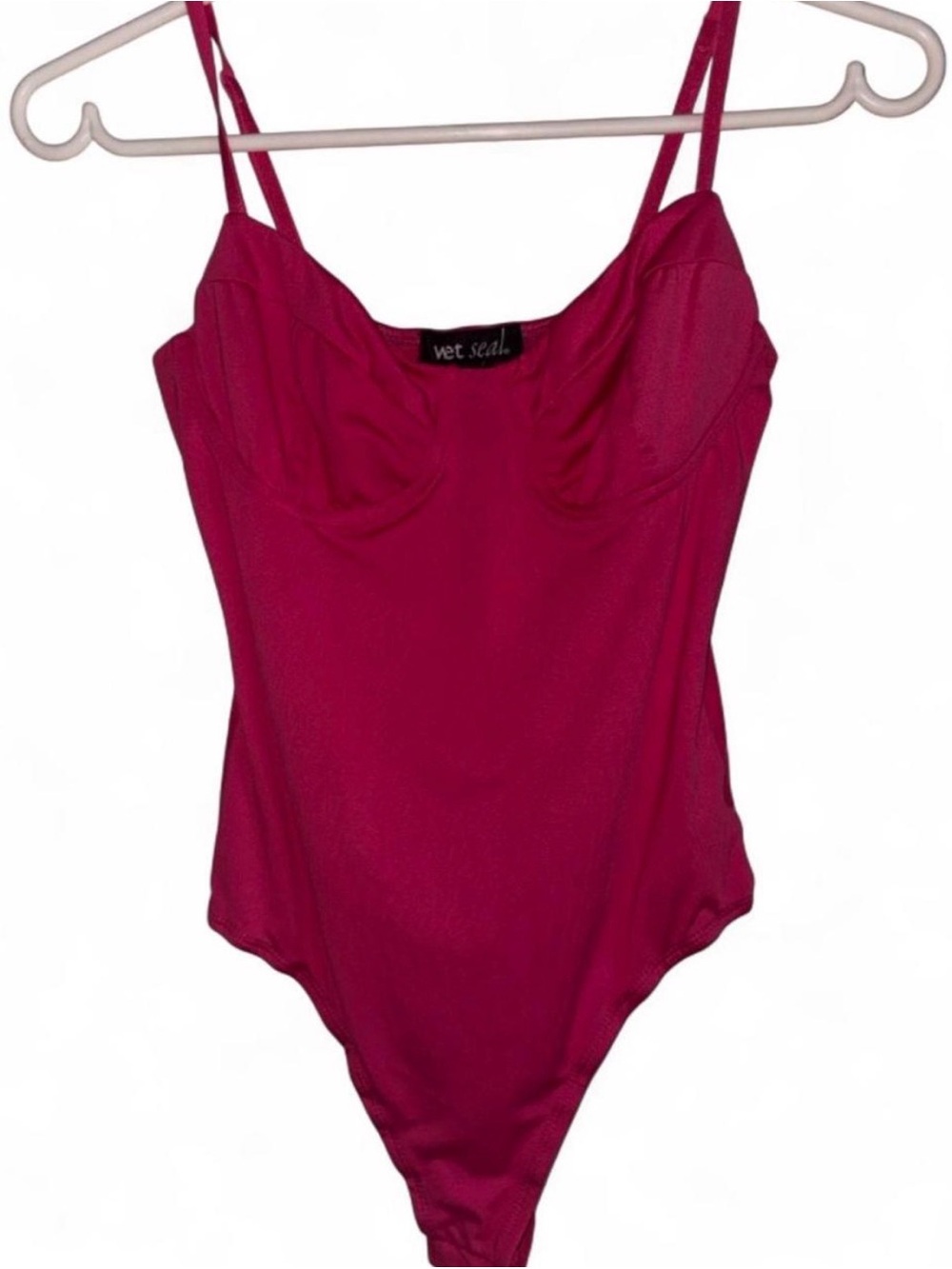Wet Seal Magenta Bodysuit